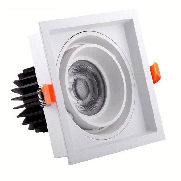 6.3in 30W LED COB Ceiling Light - Flush Mount LED Downlight - 120W Equivalent - 360°Rotation-Anti-glare Cover - 2400 Lumens 6.3in 30W LED COB Ceiling Light - Flush Mount LED Downlight - 120W Equivalent - 360°Rotation-Anti-glare Cover - 2400 Lumens